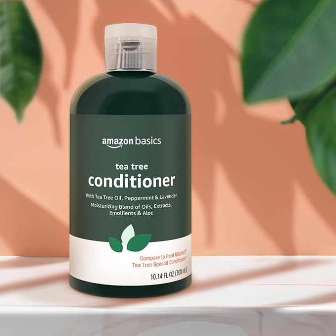 Amazon Basics Tea Tree Conditioner, 10.14 Fl Oz, Pack of 1