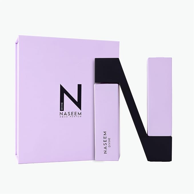 Naseem Divine Eau De Parfum 60 ml - Alcohol Free Luxury Fragrance - Floral Scent of Jasmine, Violet & Pink Pepper - Long Lasting Unisex Perfume for Men & Women - N Collection Delight