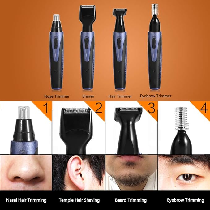 Nose Hair Trimmer, Hair Grooming Tool for Nose, Beard, and Head, Cordless and Easy to Use, Compact Design for Men’s Grooming Needs