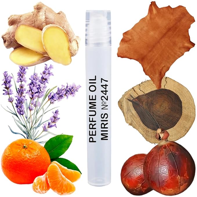 MIRIS No. 2447, Inspired by The Scent, Long-Lasting Perfume Oil for Men Roll-On, Rollerball 0.34 Fl Oz / 10 ml