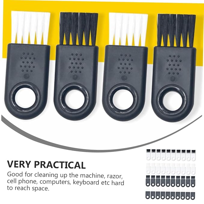 NOLITOY 80pcs Electric Shaver Cleaner Brush Hair Brush Cleaner Cleaning Tool for Razor and Clipper