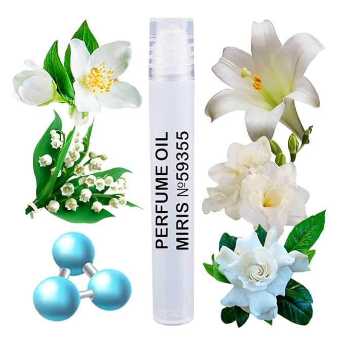 MIRIS No. 59355, Inspired by Lucky, Long-Lasting Unisex Perfume Oil for Women & Men Roll-On, Rollerball 0.34 Fl Oz / 10 ml