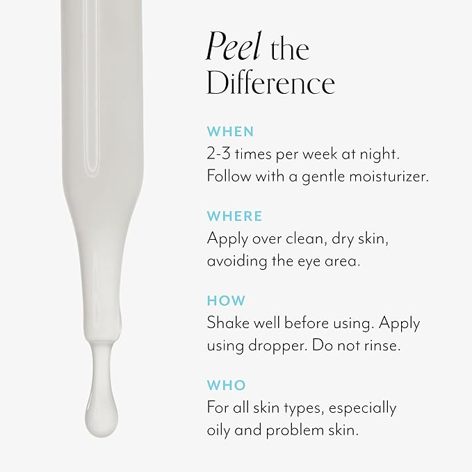 Bliss Clarifying Duo - Clear Genius Salicylic Acid Gel Cleanser + Overnight Liquid Peel - Visbily Reduce Pores Overnight and Clarify Skin with BHA & Niacinamide