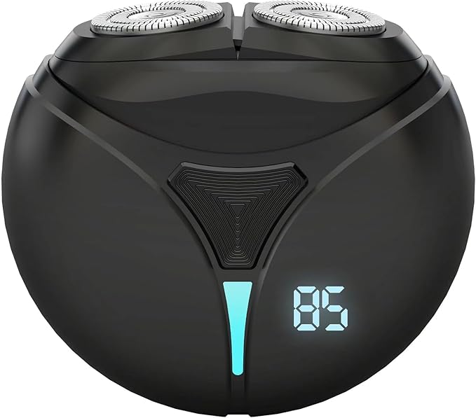 Mini Dual-Head Electric Shaver,Type-C Charging,Use for 30 Days,IPX7 Waterproof,8500RPM Motor,Electric Razor,Shaver for Men