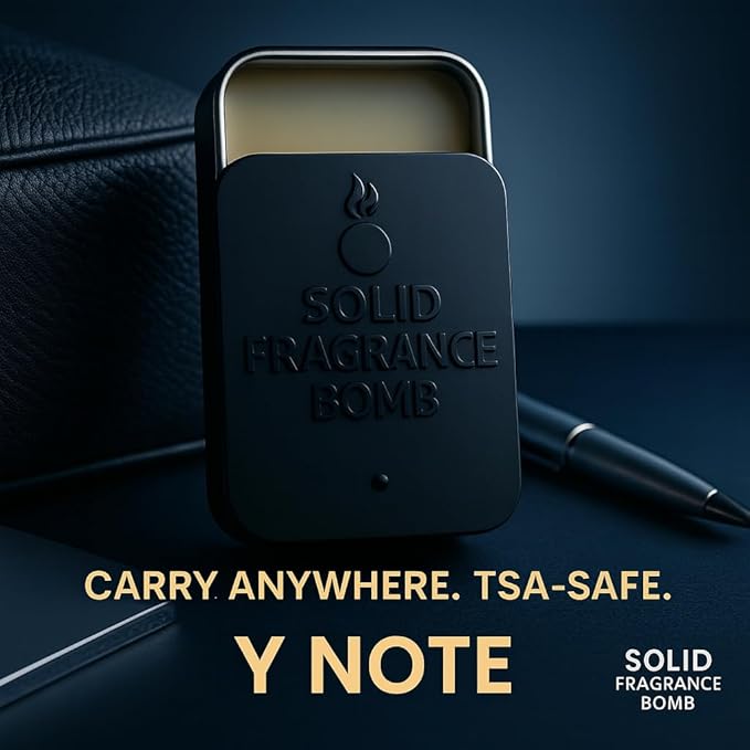 – Premium All-Natural Solid Cologne for Men & Women | Long-Lasting, TSA-Safe, Alcohol-Free, Halal, Handmade Travel Fragrance Balm (Y Note)
