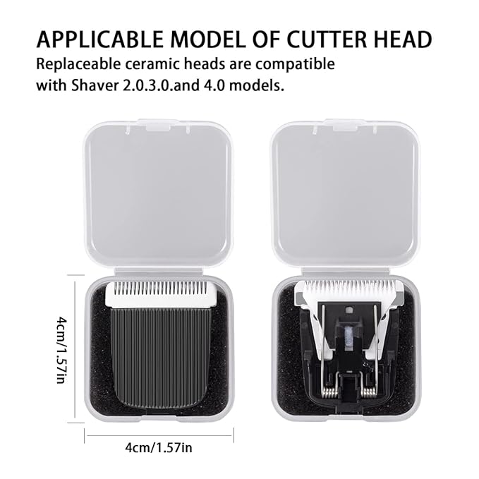 Replacement Blade for Manscaped Lawn Mower Electric Groin Hair Trimmer Blade, Hygienic Snap-In Replacement Clipper Blades, (3 Pack)