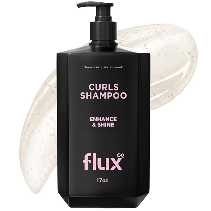 Curly Hair Shampoo – Hydrating Shampoo for Curly & Wavy Hair for Women & Men – Sulfate-Free Frizz Control & Moisture for Defined, Stronger, Softer Curls – 17 fl oz