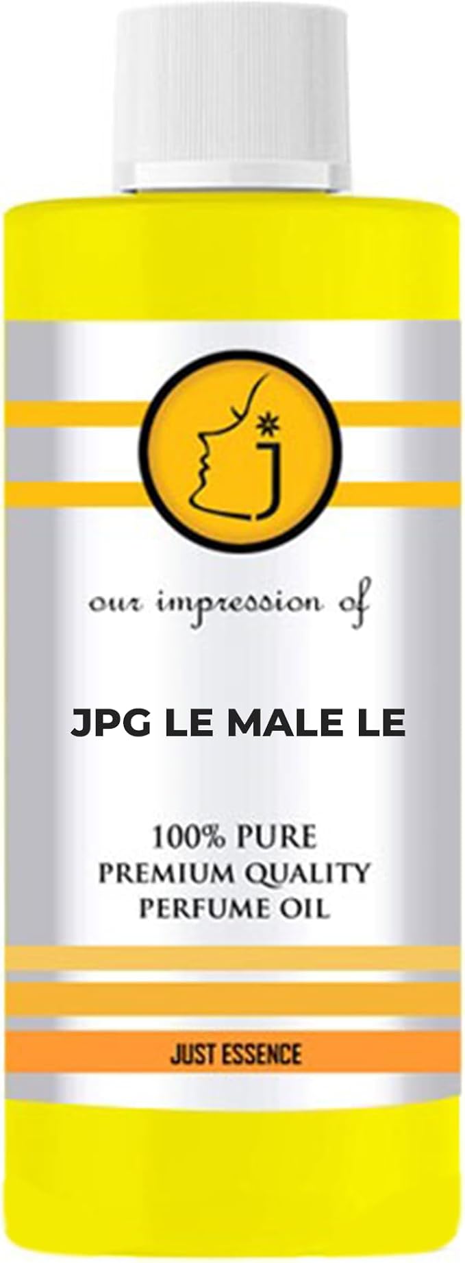 JPG Le Male Le Fregrance Perfume Oil | Premium Quality Concentrated Fragrance | Pure Perfume & Cologne Oil for Personal Body Use | 4 Fl Oz