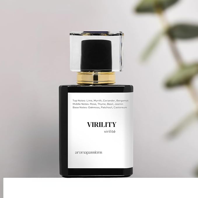 aromapassions VIRILITY | Inspired by ANTAEUS | Pheromone Perfume for Men | Extrait De Parfum | Long Lasting Dupe Clone Cologne | Perfume De Hombre | (30 ml / 1 Fl Oz)