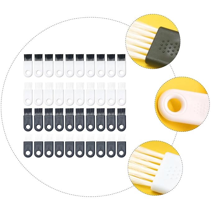 TEHAUX 40pcs Electric Shaver Cleaning Brushes Small Razor Cleaner Brush Set for Men’s Electric Razor Trimmers Hair Clipper Maintenance Tools