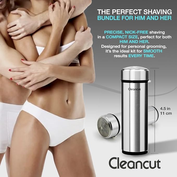 Replacement Kit for Cleancut ES412 Personal Shaver - Blade and Foil Head Replacement for Precision Shaving - Includes New Blade, Foil & Cap - Made in Japan, Easy to Install
