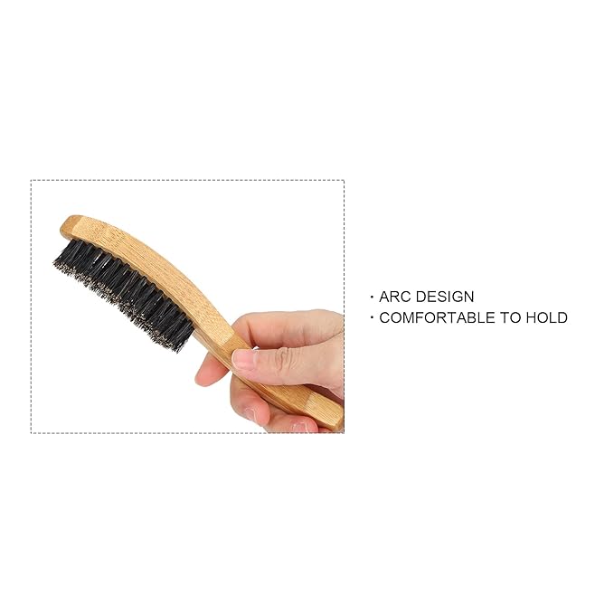 Beard Styling Brush, Beard Brush Portable Lightweight Strong Toughness for Men for Straightens and Promotes Beard Growth for Beard and Mustache