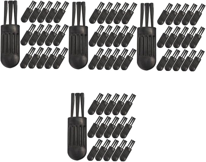 NOLITOY 400pcs Nose Hair Trimmer Cleaning Brush Ergonomic Electric Shaver Brush for Men and Lightweight Facial Hair Grooming Tool for Travel and Home Use