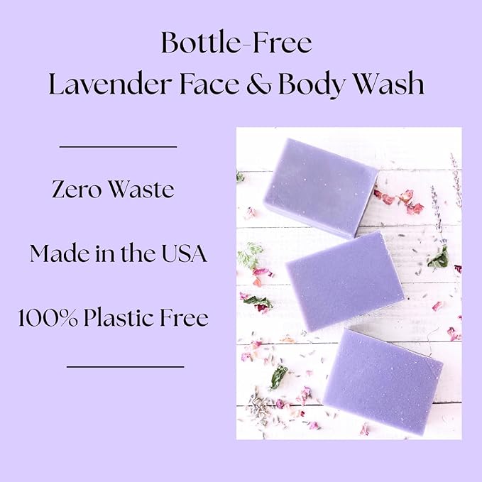 Aspen Kay Naturals Lavender and Goats Milk Soap Bar. Natural Lavender Soap with Organic Shea Butter & Pure Essential Oils. Gentle for Face and Body. For Men, Women & Teens. Handmade in USA. (3 pack)