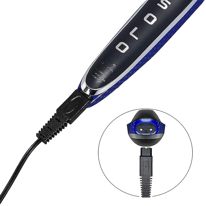 2PCS LinMei Shaver Charger Cord for Microtouch Solo Electric Shaver Solo Trimmer USB Charging Cable Solo Razor Charger 31.5 in with Cleaning Brush