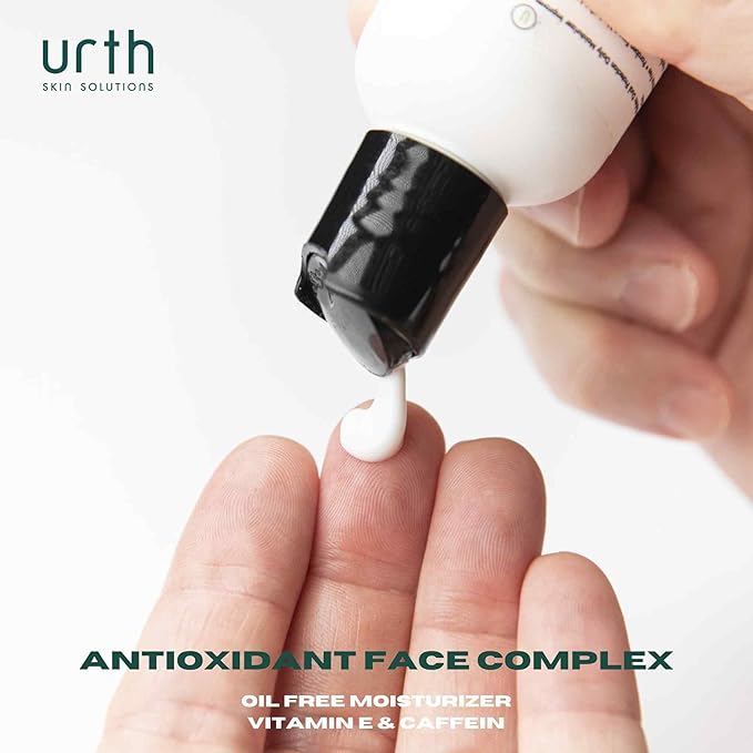 Urth Skin Solutions for Men Antioxidant Face Complex 4oz - Pore Minimizer, Daily Hydrating Facial Lotion for Oily Skin, Anti-Aging and antioxidant Protection