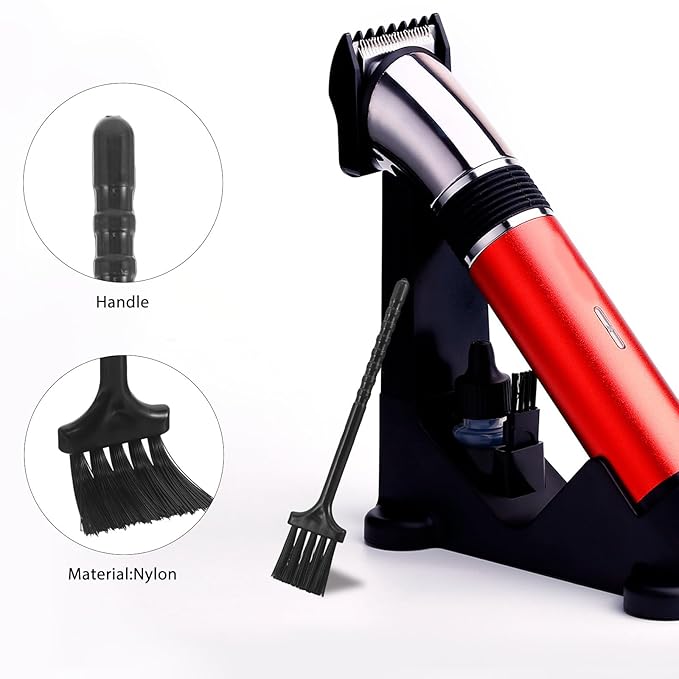 20pcs Men’s Electric Shaver Cleaning Brush Set with Long Handle, Hair Remover and Crevice Cleaning Brushes for Grooming and Household Use