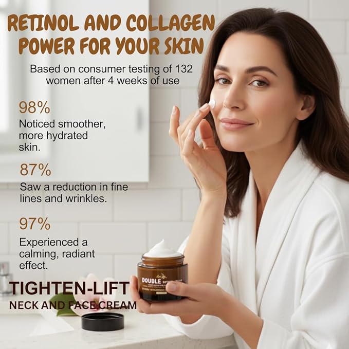 Live Healthy Retinol Cream for Face - Anti Aging, Day & Night, Face Moisturizer - Wrinkle Cream, Neck Creams for Tightening and Firming, Collagen, Hyaluronic Acid, Vitamin A - Men & Women |1.05 fl oz
