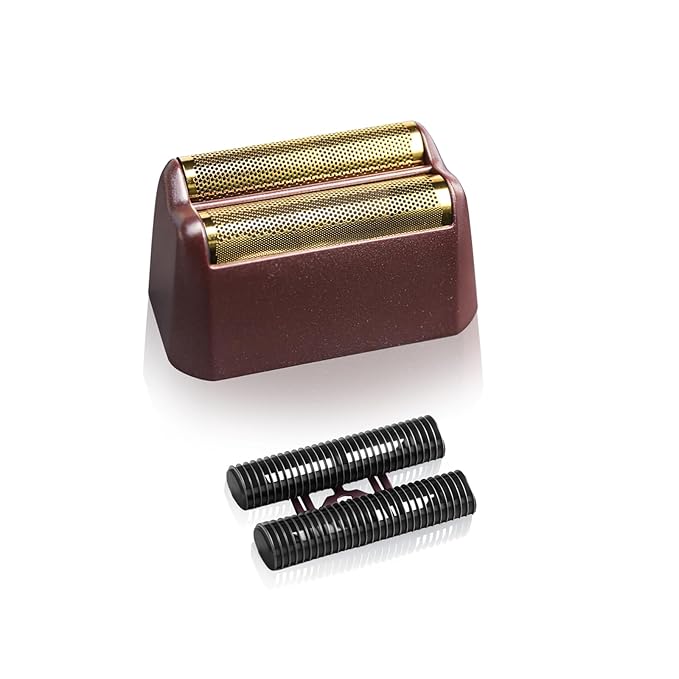 1 Pack Professional 5 Star Series Finale Shaver Replacement Foil and Cutter Bar Assembly Compatible with wahl Shaver Foil 7031-100, 7043-100 Super Close Shaving Replacement Heads，Red