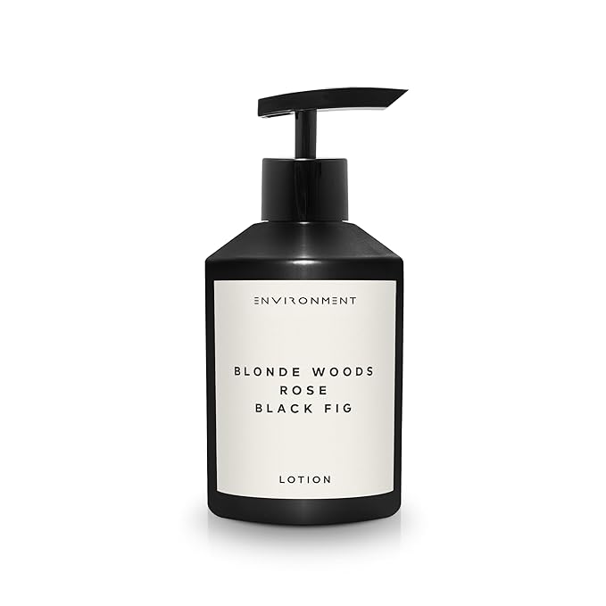 ENVIRONMENT Inspired by 5-Star Resort EDT Lotion, 300ml Luxury Scented Lotion (Blonde Woods | Rose | Black Fig) Bathroom Luxury, Men & Women High-End Body Lotion, Hand Cream, Dry Skin Treatment