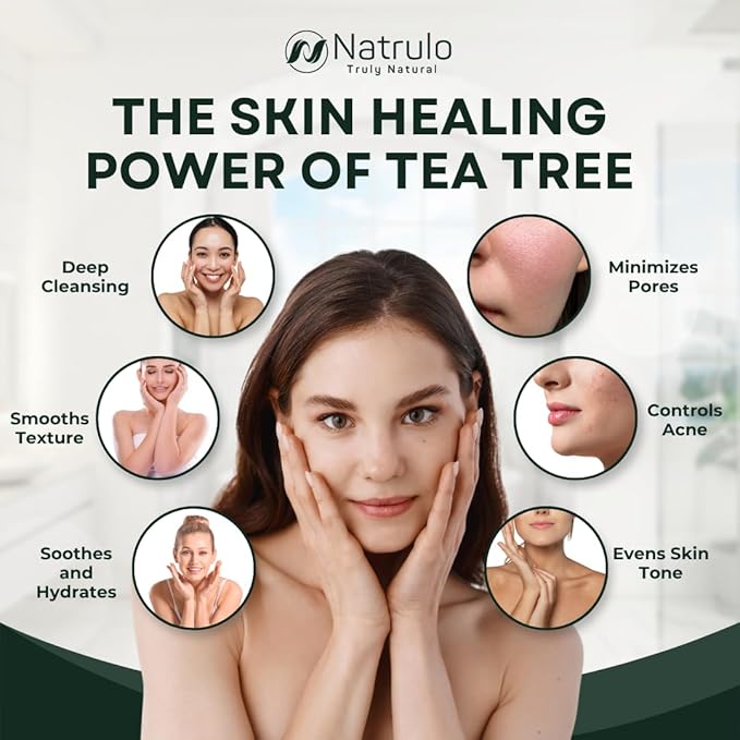 Tea Tree Soap – Natural Defense Tea Tree Oil Wash Bar for Face & Body – Remedy Soap Fights Acne, Skin Irritation, and Prevents Breakouts – Deeply Cleansing, Hydrating Cleanser for Calm, Fresh Skin