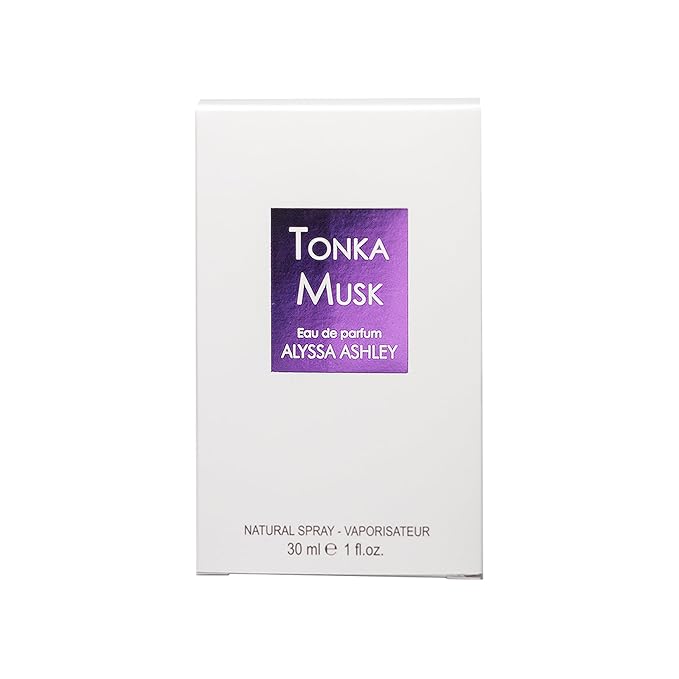 Alyssa Ashley Tonka Musk - Mini Perfumes for Women and Cologne for Men - Long Lasting Amber Fragrance - Travel Perfume - 1 oz EDP Spray