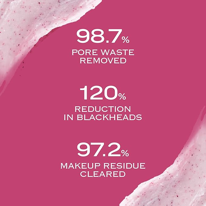 VERY BERRY Pore Deep Cleansing Foam | Berry Complex+ Fermented Ingredients for Moisture & Healthy Glow | Gentle Exfoliating Face Scrub for Bumpy Skin | Pore Cleanser | 100g/ 3.52 FL OZ