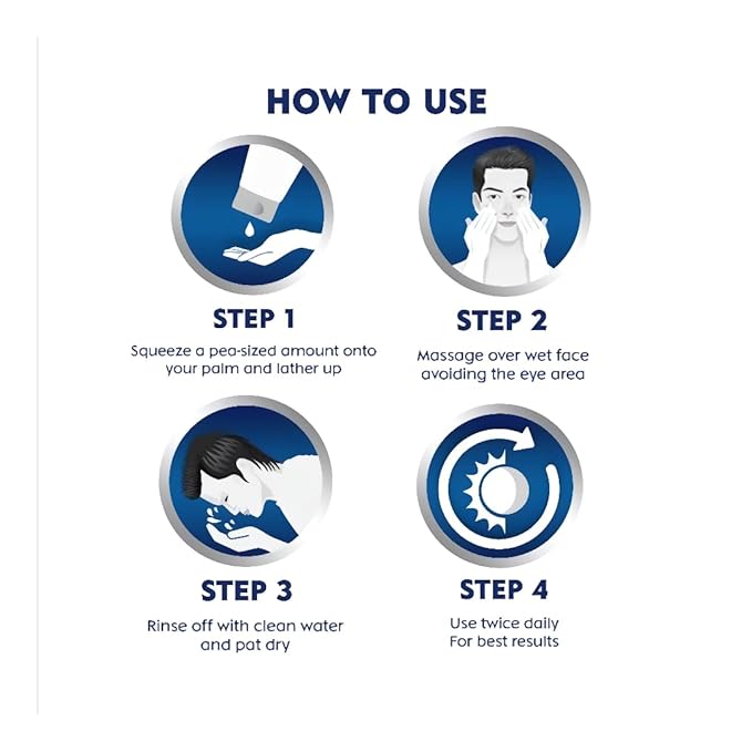 NIVEA MEN Hydramax Multi-Protect Deep Cleansing Foam, 100g, Vitamin E Face Wash for Men, Deep Clean, Unclogs Pores, Reduces Blemishes, Fights Breakouts, Hydrates, Anti-Aging, Daily Skincare, 2 Packs