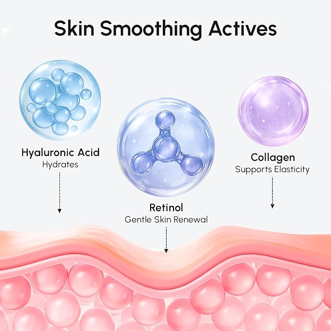 MAREE Face Moisturizer Collagen Cream for Face 2 Pack – Hyaluronic Acid & Retinol – Anti-Aging Wrinkle Creams – Crema Para La Cara