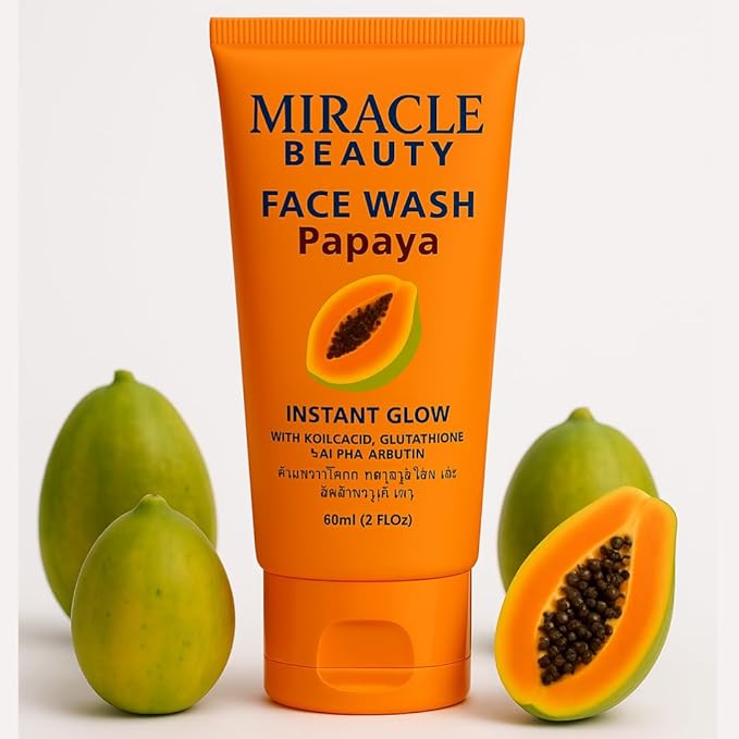 MACARIA Miracle Beauty Papaya Daily Routine Deep Cleansing face wash Cleanser for men