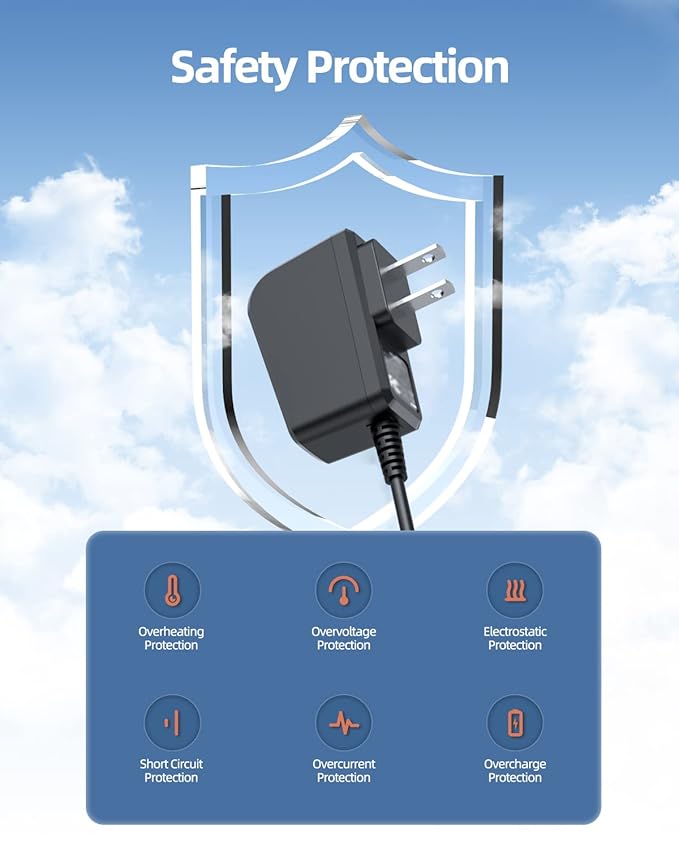 Superer 4.3V A00390 Charger Fit for Philips Norelco One Blade QP2520 MG3740 - (Old Model) - QP2521 QP2522 QP2515 MG5700 MG3720 QG3330 Electric Shaver, for Phillips OneBlade Replacement Power Cord