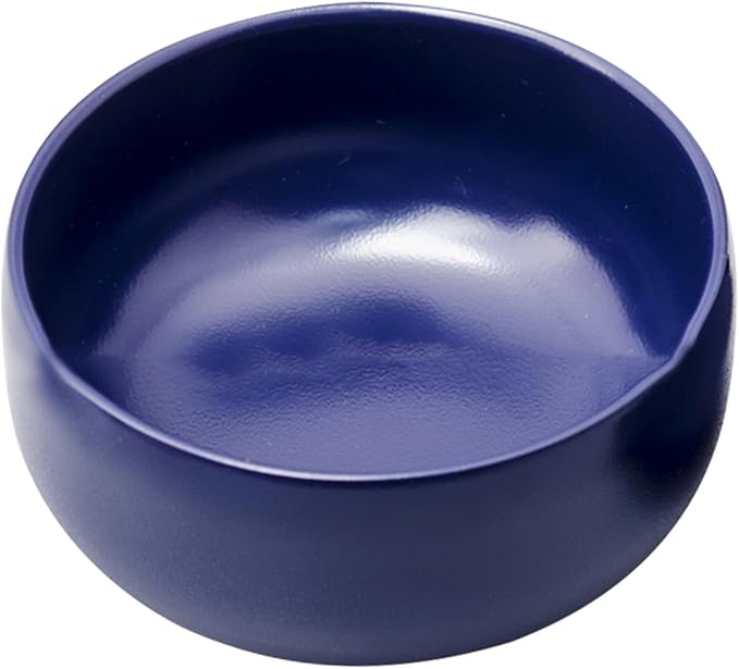 Yinhing Stainless Steel Shaving Bowl with Lid,Blue Shaving Mug for Shave Cream and Soap Blistering,Unbreakable Shaving Cup for Wet Shaving