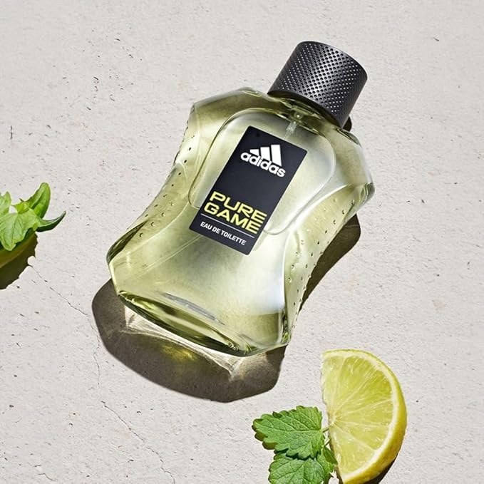 Adidas Eau de Toilette Spray for Men, Pure Game, 100 ml