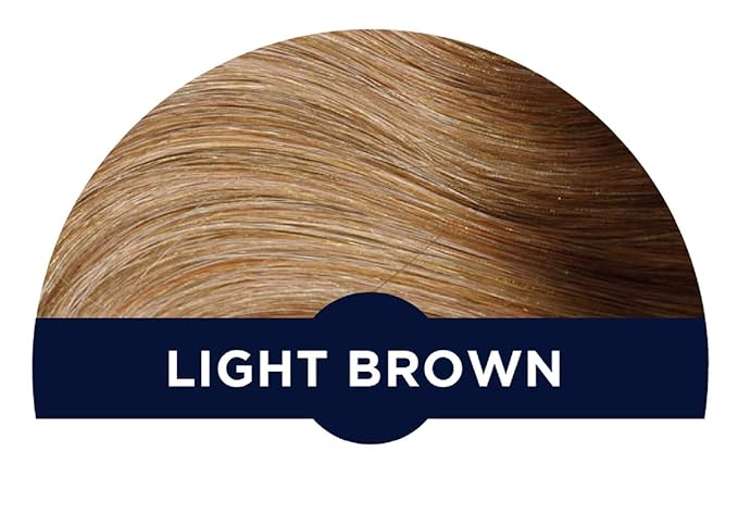 KeraFiber Professional Hair Building Fibres - Natural Keratin Hair thickener Fibres, Hair Powder for Men and Women, Full Head of Hair in 30 Seconds-Hair Fibres Light Brown (5g/0.17oz) - Travel Pack