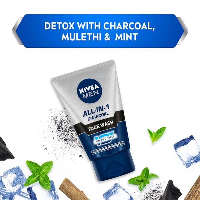 Nivea Men All In 1 Face Wash 100Ml by Nivea