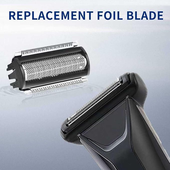 2 Pack Replacement Foil Blade Replacement Clipper Blades Groin Hair Foil Shaver Head for Close Body Hair Grooming，Compatible with MANSCAPED The Lawn Mower Electric 5.0 Ultra Hair Trimmer