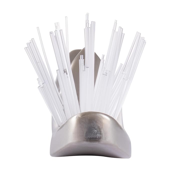 Stanley Home Products Essentials Style Glider Hairbrush – Detangles - Use on Wet or Dry Hair - Acute Bristles (Pewter)