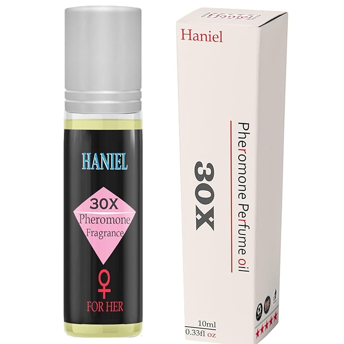 Haniel Roll-On Pheromones Perfume for Women - A Sparkling Floral Woody Musk for Women | Social Magnetism Boost, Travel-Sized Confidence, Perfume Oils for Woman Long Lasting