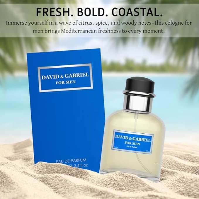 Perfume for Men – INSPIRED by A WORLD RENOWNED MEN’S PERFUME - Grapefruit, Juniper, Rosemary, Oakmoss – Fresh, Aquatic, Crisp, Long-Lasting – Eau De Parfum 100 ml (3.4 fl oz)