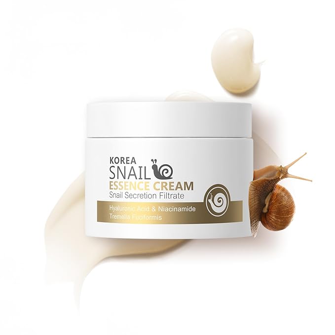 AKARY Snail Essence Face Cream Moisturizing Acne Scar Removal Cream, Soften, Improve Nourishing Collagen Essence Korean Face Moisturizer for Damaged Skin, Day & Night Repairing