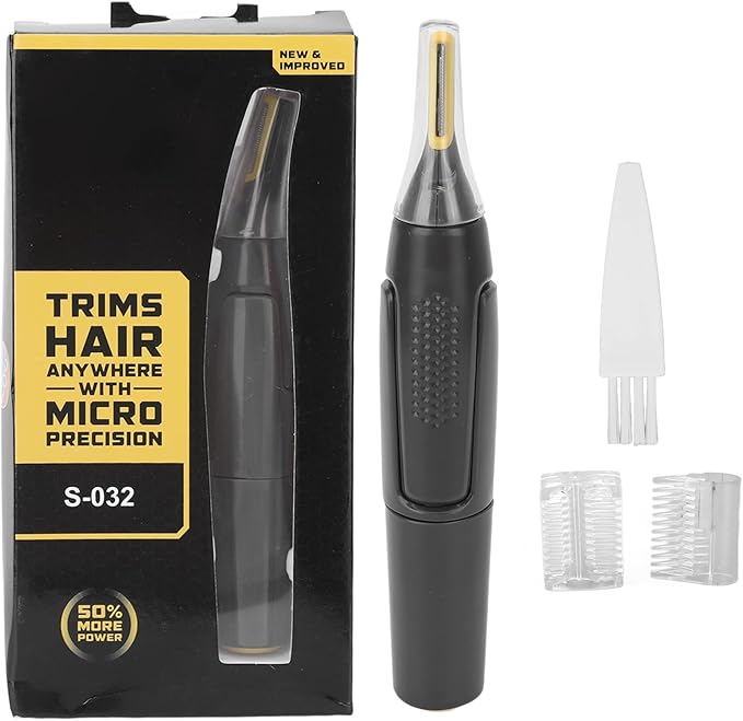 Ear and Nose Hair Trimmer Clipper, Professional Painless Eyebrow Hair Trimmer for Men Women, Ear Nose Hair Trimmer Detachable Washable Easy Cleansing