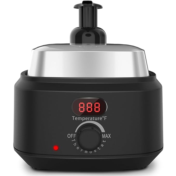 TASALON New Upgrade Professional Hot Lather Machine for Shaving - 850ml Large Capacity Shaving Heater Foam Maker with Digital Temperature Display and 2 pumps, Home Use, Salon, and Barber Shops