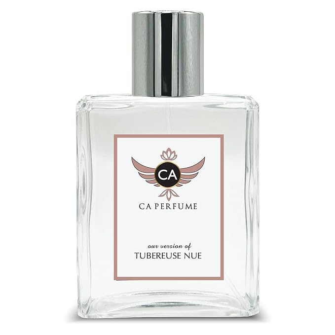 CA Perfume Impression of Tubereuse Nue for Women and Men Eau De Parfum Amber Floral Scent Long Lasting Unisex Fragrance Signature Scent for Day and Night Wear 3.4 Fl Oz 100ml