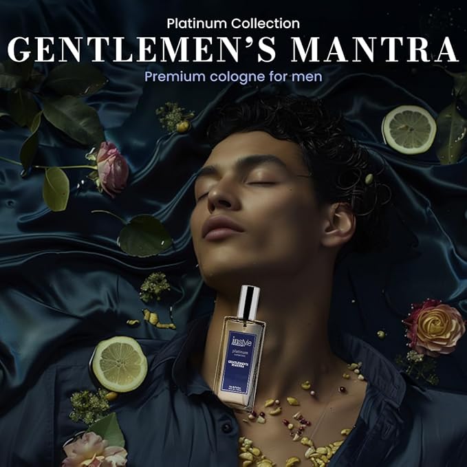Instyle Fragrances Platinum Collection Gentlemen’s Mantra, Inspired by Cree.d’s Ave.ntus, Premium Men’s Eau de Parfum, CLEAN, Vegan, Paraben-Free, Never Tested on Animals, 3.4 Fluid Ounces