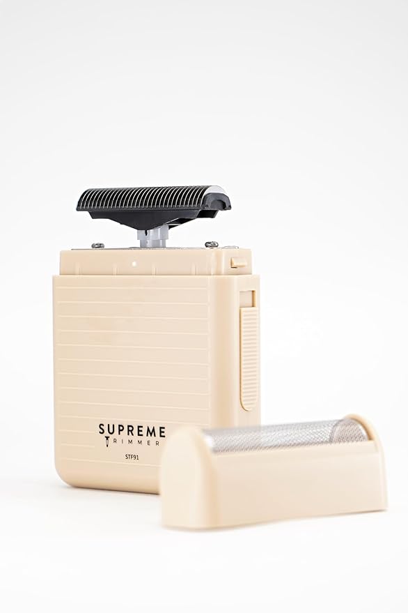Supreme Trimmer Solo Lite Foil Shaver for Men | Rechargeable Electric Razor + 90 Min Runtime, Type-C USB Fast Charging | Lightweight Travel Shaver, Easy to Carry | STF91