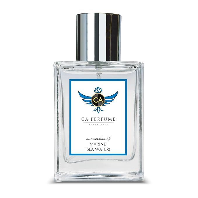 CA Perfume Impression of Marine Sea Water Unisex Aromatic Fragrance Long Lasting Eau De Parfum Eau De Parfum 1.7 Fl Oz 50ml