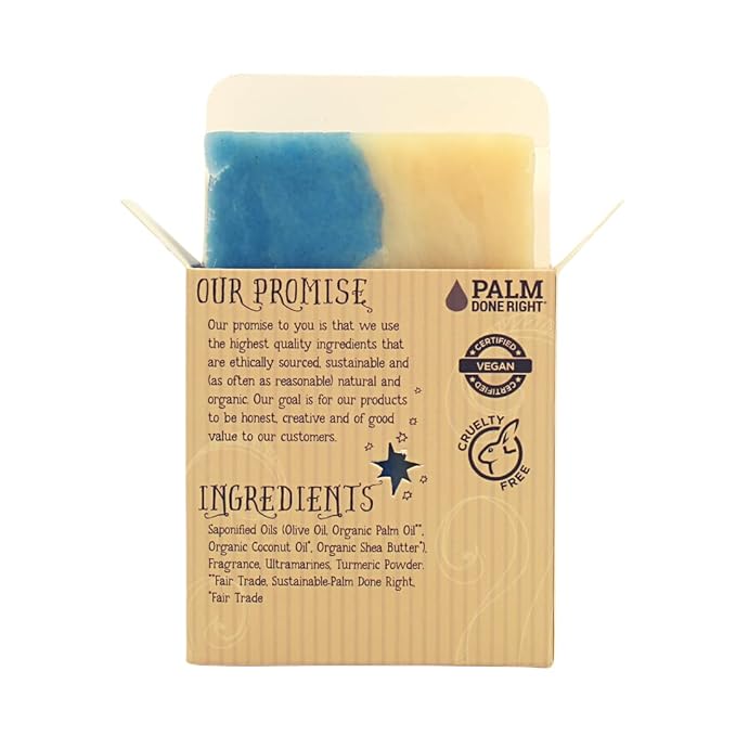 Natural Ocean Breeze Bar Soap - Gentle Cleansing for Sensitive Skin, Fresh - 3 Pack