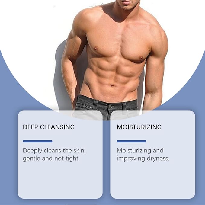 Aquablue Body Wash,Aquablue Shower Gel With Long Lasting Scent,Deep Cleansing Pore Care Moisturization,Body Wash Men Moisturizing (1PCS)