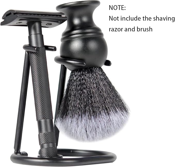 Grandslam Shaving Razor and Brush Stand Universal Holder for Safety Razor and Straight Razor Storage Shave Brush Holder