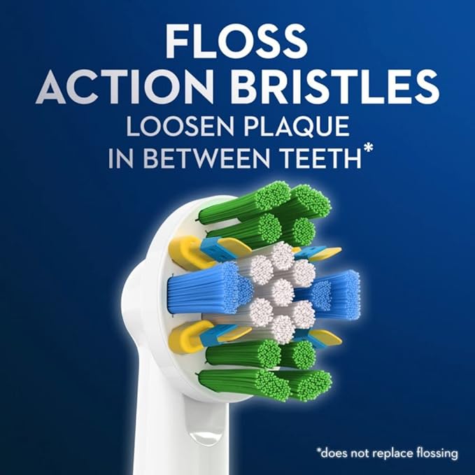 Oral-B FlossAction Electric Toothbrush Replacement Brush Heads Refills, 5 Count